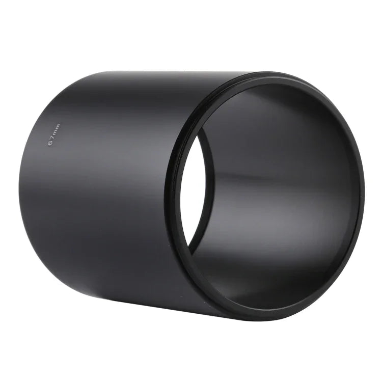 중망원 렌즈용 67mm 나사형 직관형 풀 메탈 렌즈 후드 쉐이드, 67mm