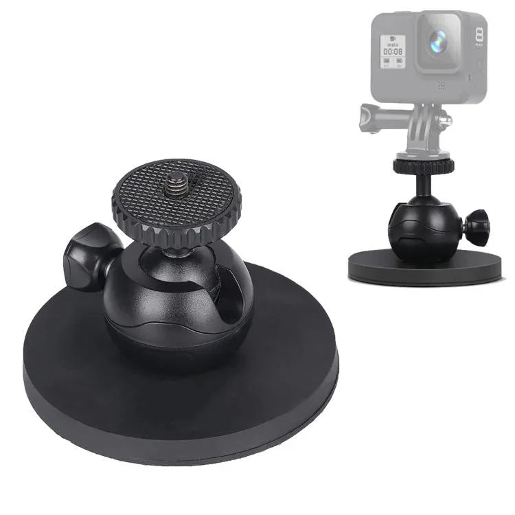 GoPro Hero11 Black / HERO10 Black / HERO9 Black / HERO8 Black /7 /6 /5 /5 Session /4 Session /4 /3+ /3 /2 /1, Xiaoyi 및 기타 액션 카메라용 차량 흡착 컵 마운트 브래킷, 스타일: 단일 흡착 컵, 스타일: 단일