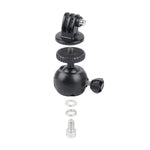 GoPro Hero11 Black / HERO10 Black / HERO9 Black / HERO8 Black /7 /6 /5 /5 Session /4 Session /4 /3+ /3 /2 /1, Xiaoyi 및 기타 액션 카메라용 차량 흡착 컵 마운트 브래킷, 스타일: 단일 흡착 컵, 스타일: 단일