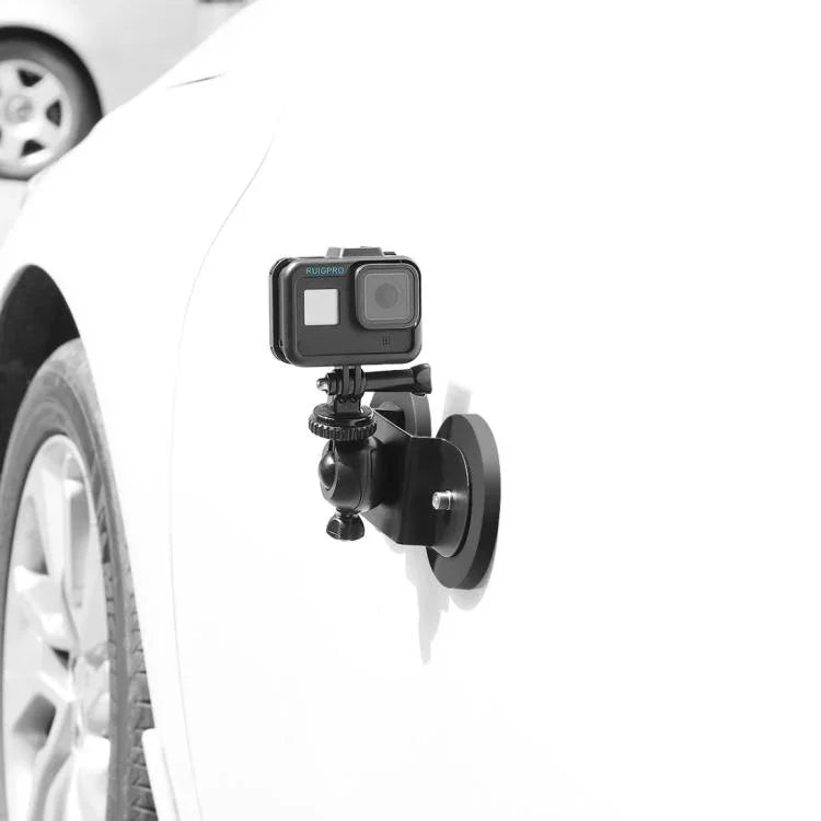 GoPro Hero11 Black / HERO10 Black / HERO9 Black / HERO8 Black /7 /6 /5 /5 Session /4 Session /4 /3+ /3 /2 /1, Xiaoyi 및 기타 액션 카메라용 차량 흡착 컵 마운트 브래킷, 스타일: 단일 흡착 컵, 스타일: 단일