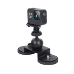 GoPro Hero11 Black / HERO10 Black / HERO9 Black / HERO8 Black /7 /6 /5 /5 Session /4 Session /4 /3+ /3 /2 /1, Xiaoyi 및 기타 액션 카메라용 차량 흡착 컵 마운트 브래킷, 크기: M, 크기: M