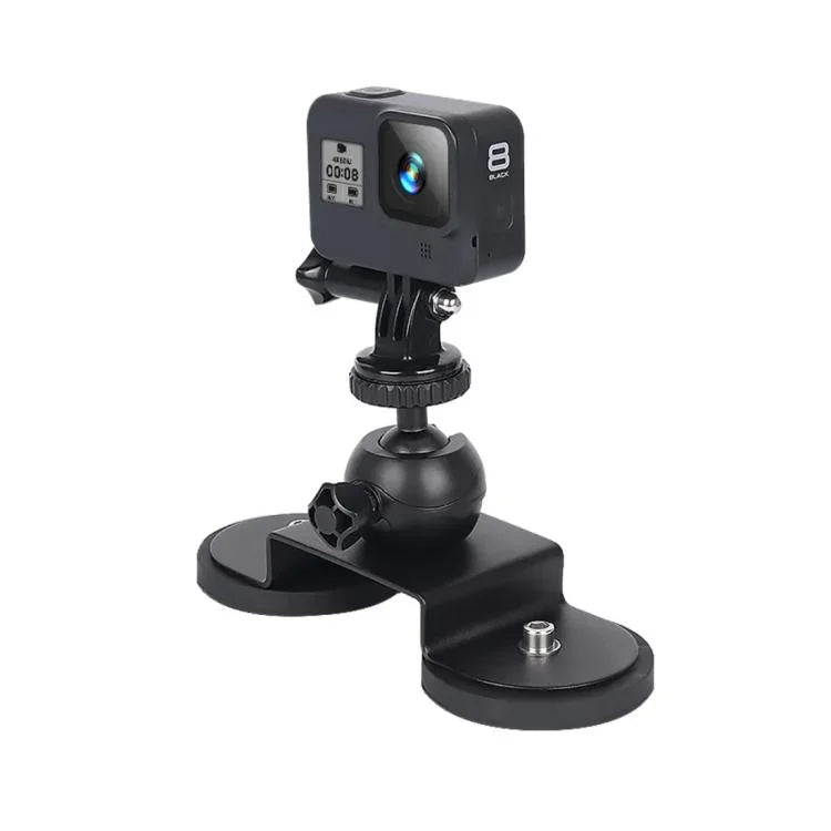GoPro Hero11 Black / HERO10 Black / HERO9 Black / HERO8 Black /7 /6 /5 /5 Session /4 Session /4 /3+ /3 /2 /1, Xiaoyi 및 기타 액션 카메라용 차량 흡착 컵 마운트 브래킷, 크기: M, 크기: M