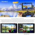 FEELWORLD LUT6 1920x1080 2600 니트 6인치 IPS 스크린 HDMI 4K 터치 컨트롤 카메라 필드 모니터, LUT6