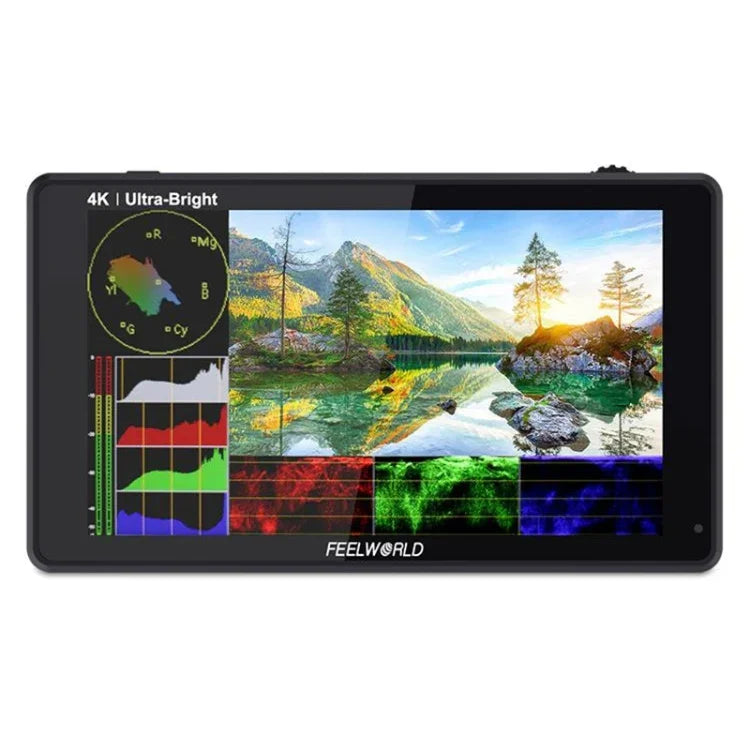 FEELWORLD LUT6 1920x1080 2600 니트 6인치 IPS 스크린 HDMI 4K 터치 컨트롤 카메라 필드 모니터, LUT6