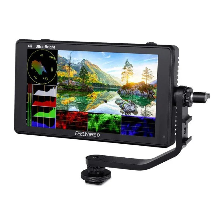 FEELWORLD LUT6 1920x1080 2600 니트 6인치 IPS 스크린 HDMI 4K 터치 컨트롤 카메라 필드 모니터, LUT6
