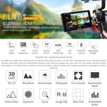 FEELWORLD LUT6 1920x1080 2600 니트 6인치 IPS 스크린 HDMI 4K 터치 컨트롤 카메라 필드 모니터, LUT6