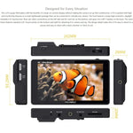 FEELWORLD LUT6 1920x1080 2600 니트 6인치 IPS 스크린 HDMI 4K 터치 컨트롤 카메라 필드 모니터, LUT6