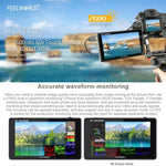 FEELWORLD LUT6S 1920x1080 2600 니트 6인치 IPS 스크린 HDMI 4K 터치 스크린 SDI HDI 카메라 필드 모니터, LUT6S