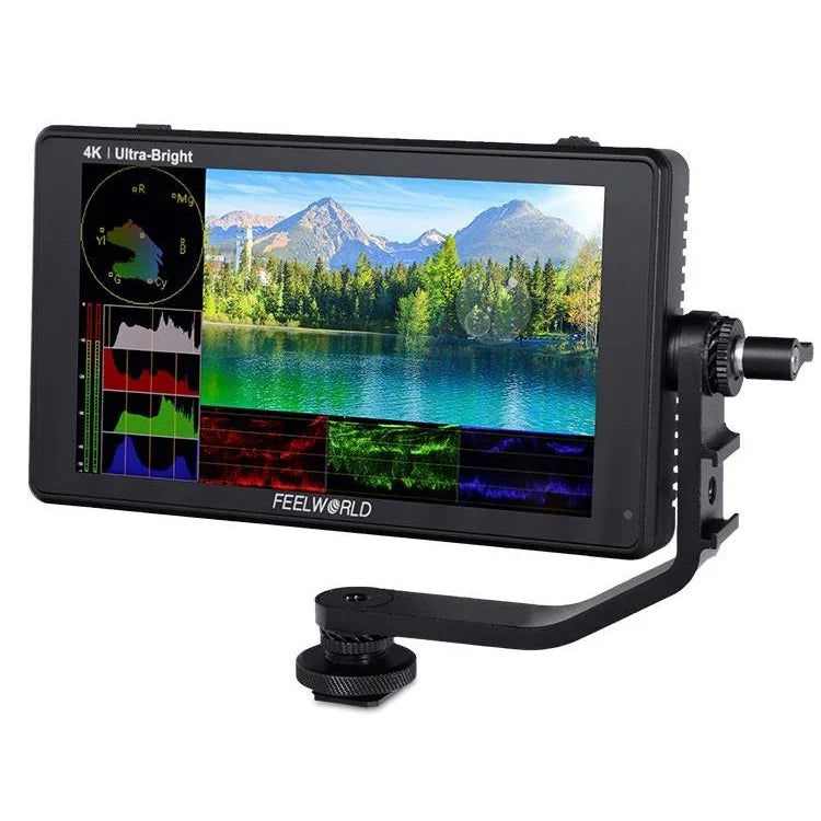 FEELWORLD LUT6S 1920x1080 2600 니트 6인치 IPS 스크린 HDMI 4K 터치 스크린 SDI HDI 카메라 필드 모니터, LUT6S