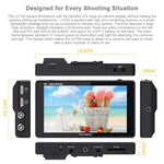 FEELWORLD LUT6S 1920x1080 2600 니트 6인치 IPS 스크린 HDMI 4K 터치 스크린 SDI HDI 카메라 필드 모니터, LUT6S