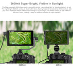 FEELWORLD LUT6S 1920x1080 2600 니트 6인치 IPS 스크린 HDMI 4K 터치 스크린 SDI HDI 카메라 필드 모니터, LUT6S