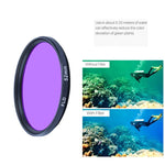 RUIGPRO GoPro HERO10 Black / HERO9 Black 프로페셔널 52mm 10 in 1 UV+ND2+ND4+ND8+Star 8+ +CPL+노랑/빨강/보라+10배 클로즈업 렌즈 필터 필터 어댑터 링 및 렌즈 캡 포함
