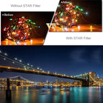 RUIGPRO GoPro HERO10 Black / HERO9 Black 프로페셔널 52mm 10 in 1 UV+ND2+ND4+ND8+Star 8+ +CPL+노랑/빨강/보라+10배 클로즈업 렌즈 필터 필터 어댑터 링 및 렌즈 캡 포함