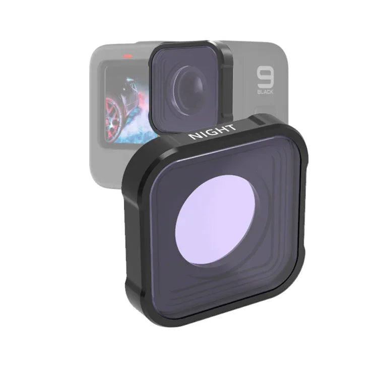 JSR KB 시리즈 야간 빛 공해 감소 렌즈 필터 for GoPro HERO13 Black /12 Black /11 Black /10 Black /9 Black, 야간
