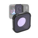 JSR KB 시리즈 야간 빛 공해 감소 렌즈 필터 for GoPro HERO13 Black /12 Black /11 Black /10 Black /9 Black, 야간
