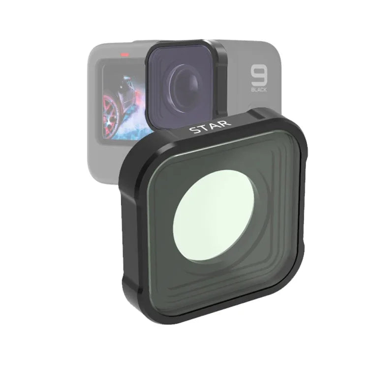 JSR KB 시리즈 별 효과 렌즈 필터 for GoPro HERO13 Black /12 Black /11 Black /10 Black /9 Black, 별