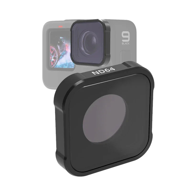 JSR KB 시리즈 ND64 렌즈 필터 for GoPro HERO13 Black /12 Black /11 Black /10 Black /9 Black, ND64