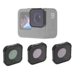 JSR KB 시리즈 CPL+ND8+ND16 렌즈 필터 for GoPro HERO13 Black /12 Black /11 Black /10 Black /9 Black, 3-in-1