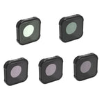 JSR KB 시리즈 MCUV+CPL+ND8+ND16+ND32 렌즈 필터 for GoPro HERO13 Black /12 Black /11 Black /10 Black /9 Black, 5-in-1