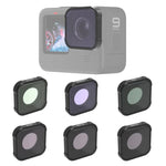 JSR KB 시리즈 STAR+CPL+NIGHT+ND8+ND16+ND32 렌즈 필터 for GoPro HERO13 Black /12 Black /11 Black /10 Black /9 Black, 6-in-1