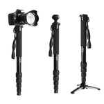 BEXIN MAS285 휴대용 여행용 야외 DSLR 카메라 알루미늄 합금 모노포드 홀더, MAS285