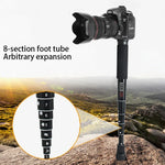 BEXIN P308C 휴대용 여행용 야외 DSLR 카메라 알루미늄 합금 모노포드 홀더, P308C