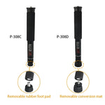 BEXIN P308D 휴대용 여행용 야외 DSLR 카메라 알루미늄 합금 모노포드 홀더, P308D