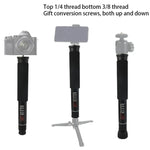 BEXIN P308D 휴대용 여행용 야외 DSLR 카메라 알루미늄 합금 모노포드 홀더, P308D