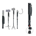 BEXIN P308B 휴대용 여행용 야외 DSLR 카메라 알루미늄 합금 모노포드 홀더, P308B