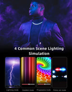 LUXCeO RGB 컬러풀 사진 LED 스틱 비디오 라이트 앱 제어 조절 가능한 색온도 방수 핸드헬드 LED 보조광 리모컨 포함, P200 RGB