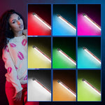 LUXCeO P7RGB 프로 컬러풀 사진 LED 스틱 비디오 라이트 앱 제어 조절 가능한 색온도 방수 핸드헬드 LED 보조광 리모컨 포함, P7RGB 프로