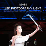 LUXCeO Q508S 듀얼 색온도 1000LM 사진 LED 스틱 비디오 라이트 핸드헬드 LED 보조광 플래시 조명 램프, Q508S