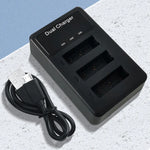 소니 NP-BX1 LCD 디스플레이 USB 3채널 충전기 USB 케이블 포함, 소니 NP-BX1용