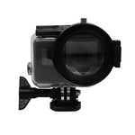 GoPro HERO5 스포츠 액션 카메라 전문용 58mm 16배 매크로 렌즈 클로즈업 필터 렌즈 베이스 및 어댑터 링, 렌즈 보호 캡, 분실 방지 손목 스트랩, 청소용 천 포함