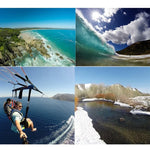 GoPro HERO5 스포츠 액션 카메라 전문 52mm 렌즈 필터(CPL + UV + ND8 + ND2 + 스타 8 + 빨강 + 노랑 + FLD / 보라) & 방수 하우징 케이스 어댑터 링, 10 in 1