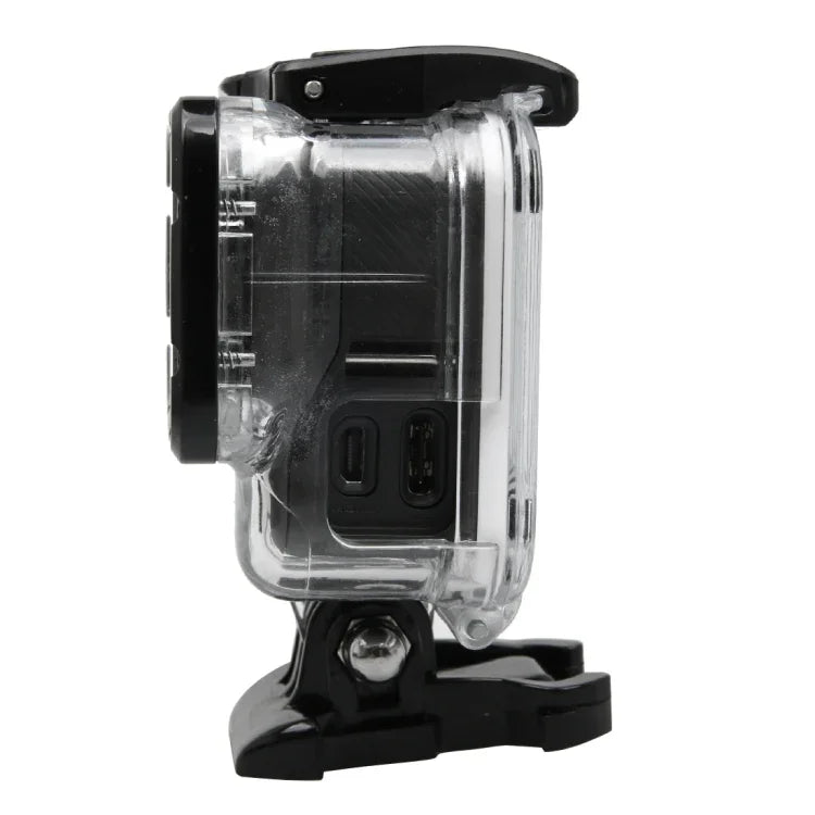 GoPro HERO5 스켈레톤 하우징 보호 케이스 커버, 버클 기본 마운트 및 리드 스크류 포함, 렌즈 분해 필요, 버클 기본 포함