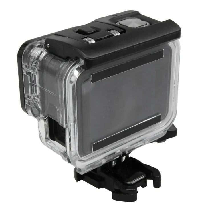 GoPro HERO5 스켈레톤 하우징 보호 케이스 커버, 버클 기본 마운트 및 리드 스크류 포함, 렌즈 분해 필요, 버클 기본 포함