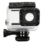 GoPro HERO5 30m 방수 PC & ABS 하우징 보호 케이스 + 터치 백 커버 버클 기본 마운트 & 긴 나사 포함, 백커버 크기: 7 x 6 cm, 보호 케이스