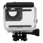 GoPro HERO5 30m 방수 PC & ABS 하우징 보호 케이스 + 터치 백 커버 버클 기본 마운트 & 긴 나사 포함, 백커버 크기: 7 x 6 cm, 보호 케이스
