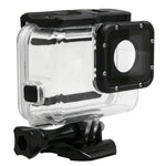 GoPro HERO5 30m 방수 PC & ABS 하우징 보호 케이스 + 터치 백 커버 버클 기본 마운트 & 긴 나사 포함, 백커버 크기: 7 x 6 cm, 보호 케이스