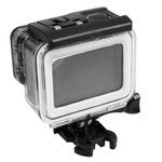 GoPro HERO5 30m 방수 PC & ABS 하우징 보호 케이스 + 터치 백 커버 버클 기본 마운트 & 긴 나사 포함, 백커버 크기: 7 x 6 cm, 보호 케이스