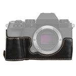 FUJIFILM X-S10용 1/4인치 나사 PU 가죽 카메라 하프 케이스 베이스, FUJIFILM X-S10용