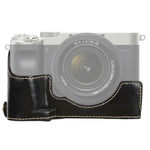 Sony ILCE-7C/A7C용 1/4인치 나사 PU 가죽 카메라 하프 케이스 베이스, Sony ILCE-7C/A7C용