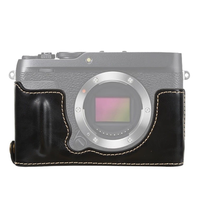 1/4인치 나사 PU 가죽 카메라 하프 케이스 베이스 FUJIFILM XE4용, FUJIFILM XE4용