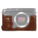 1/4인치 나사 PU 가죽 카메라 하프 케이스 베이스 FUJIFILM XE4용, FUJIFILM XE4용