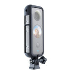 Insta360 One X2용 PC 플라스틱 보호 프레임 마운트 케이지 삼각대 베이스 어댑터 포함, Insta360 One X2용