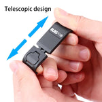 GoPro HERO10 Black / HERO9 Black용 RUIGPRO 알루미늄 합금 배터리 측면 인터페이스 커버, 알루미늄 합금 측면 커버