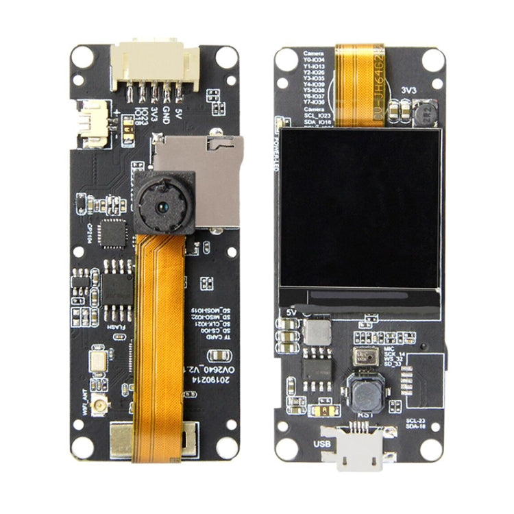 TTGO OV2640 표준 확장 단일 렌즈 카메라 모듈 T-Camera Plus ESP32-DOWDQ6 8MB SPRAM용, 표준 확장 단일 렌즈