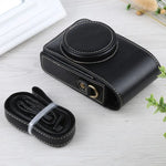수직 플립 전신 카메라 PU 가죽 케이스 가방 스트랩 포함 Ricoh GR III / GRII, Sony ZV-1 / DSC-RX100M7 / RX100M6 / RX100M5 / RX100M2용, Ricoh GR III용