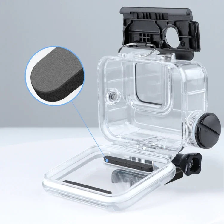 GoPro HERO10 Black / HERO9 Black 30m 충전 방수 하우징 케이스 및 버클 기본 마운트 & 나사, GoPro HERO9 Black / 충전용